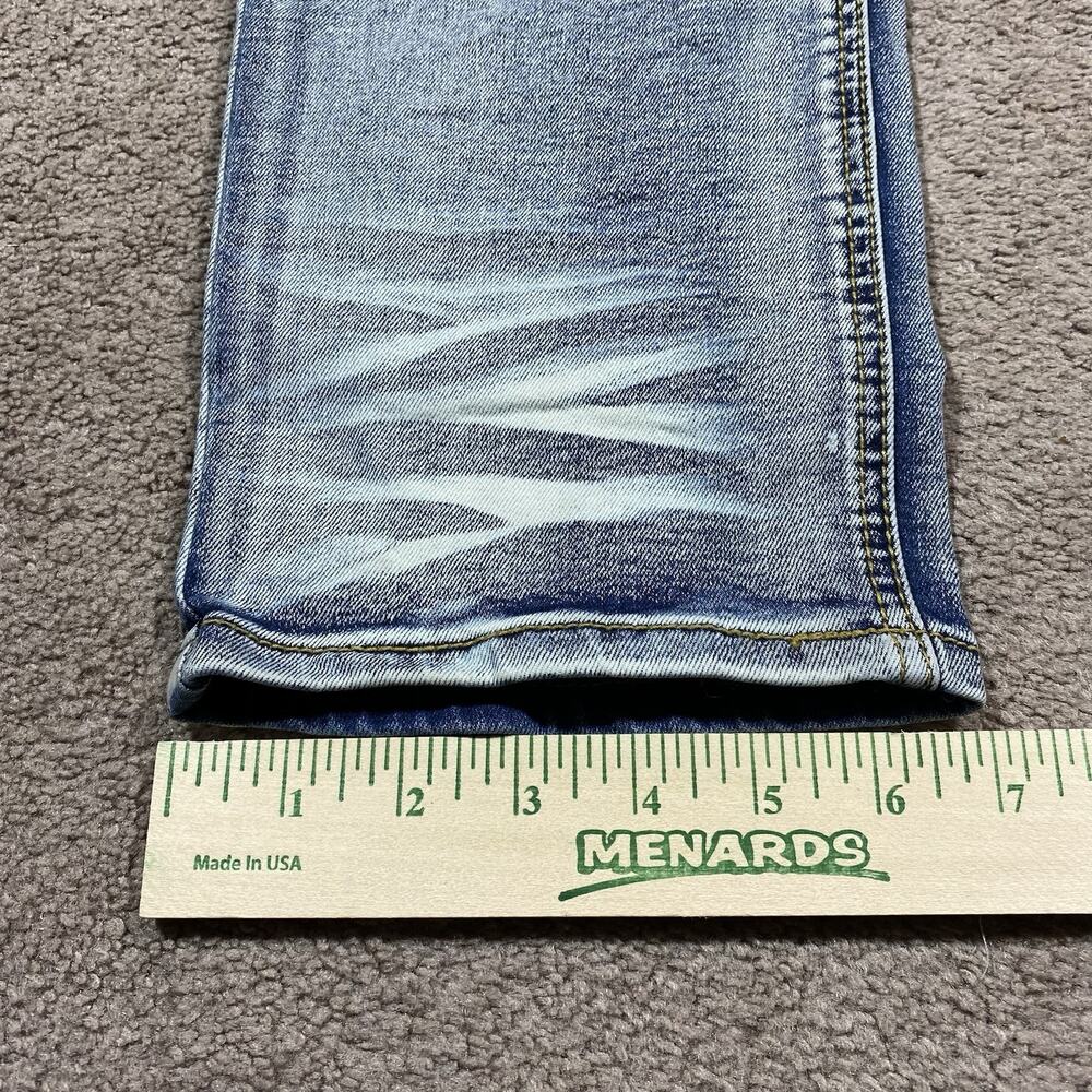 Create 2MRW Distressed Patchwork Skinny Jeans Men’s 36x34 Light Wash - Picture 12 of 12